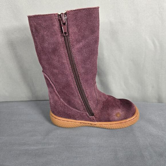 Livie & Luca x Matilda Jane Purple Suede Fringe Boots Toddler Girls 6M Lined - Picture 2 of 12